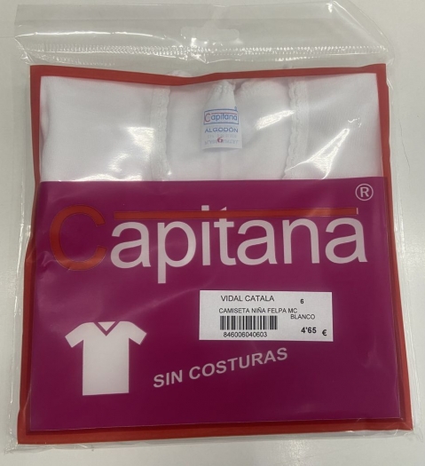 CAMISETA NIÑA FELPA MC